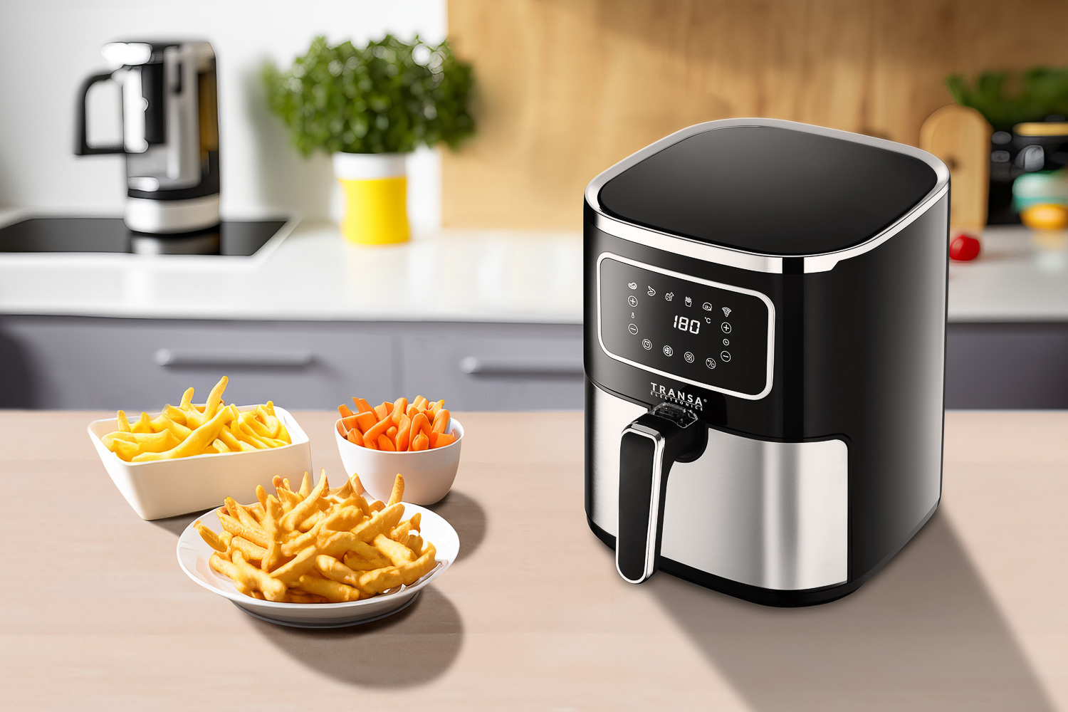 Frytkownica beztłuszczowa SimpleFry Medium 1700W Transa Electronics